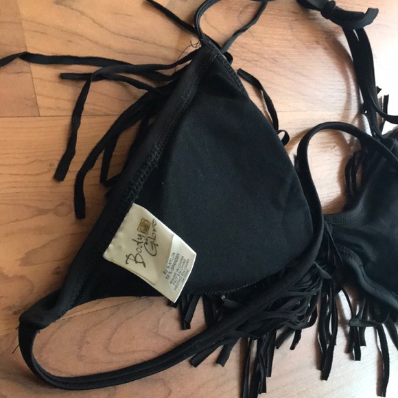 Small black fringe bikini top Body Glove - Picture 2 of 2